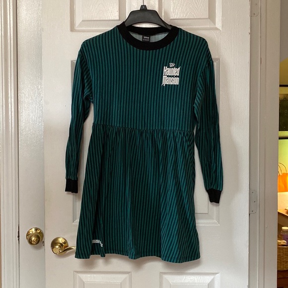 Her Universe Dresses & Skirts - Disney Her Universe HM Haunted Mansion Striped Ghost Host Babydoll Dress